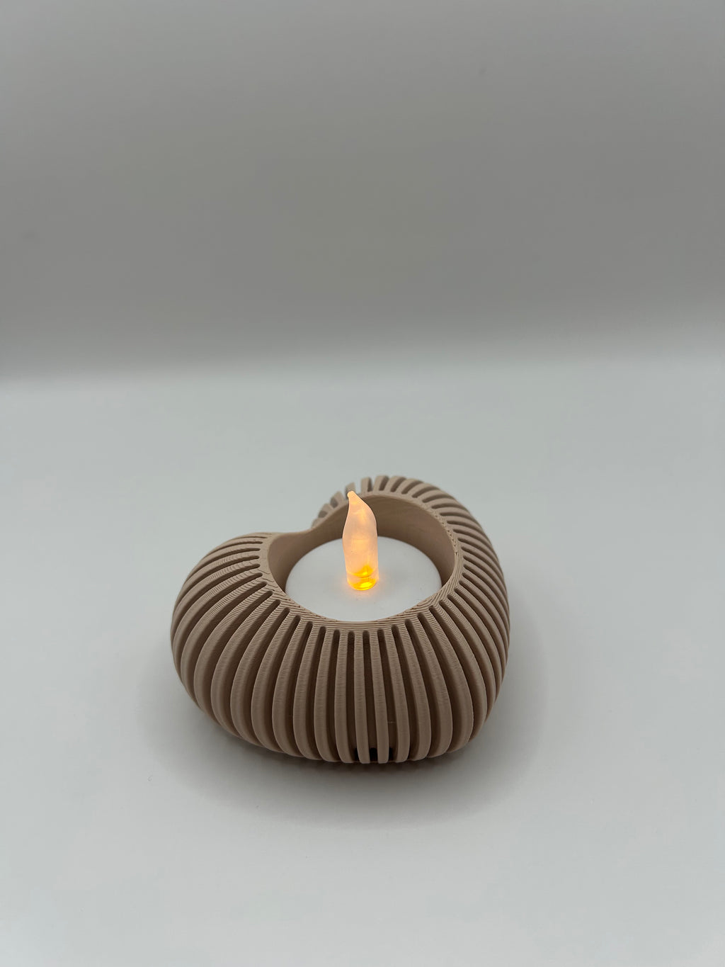Heart-Shaped Tealight Holder | Per 3