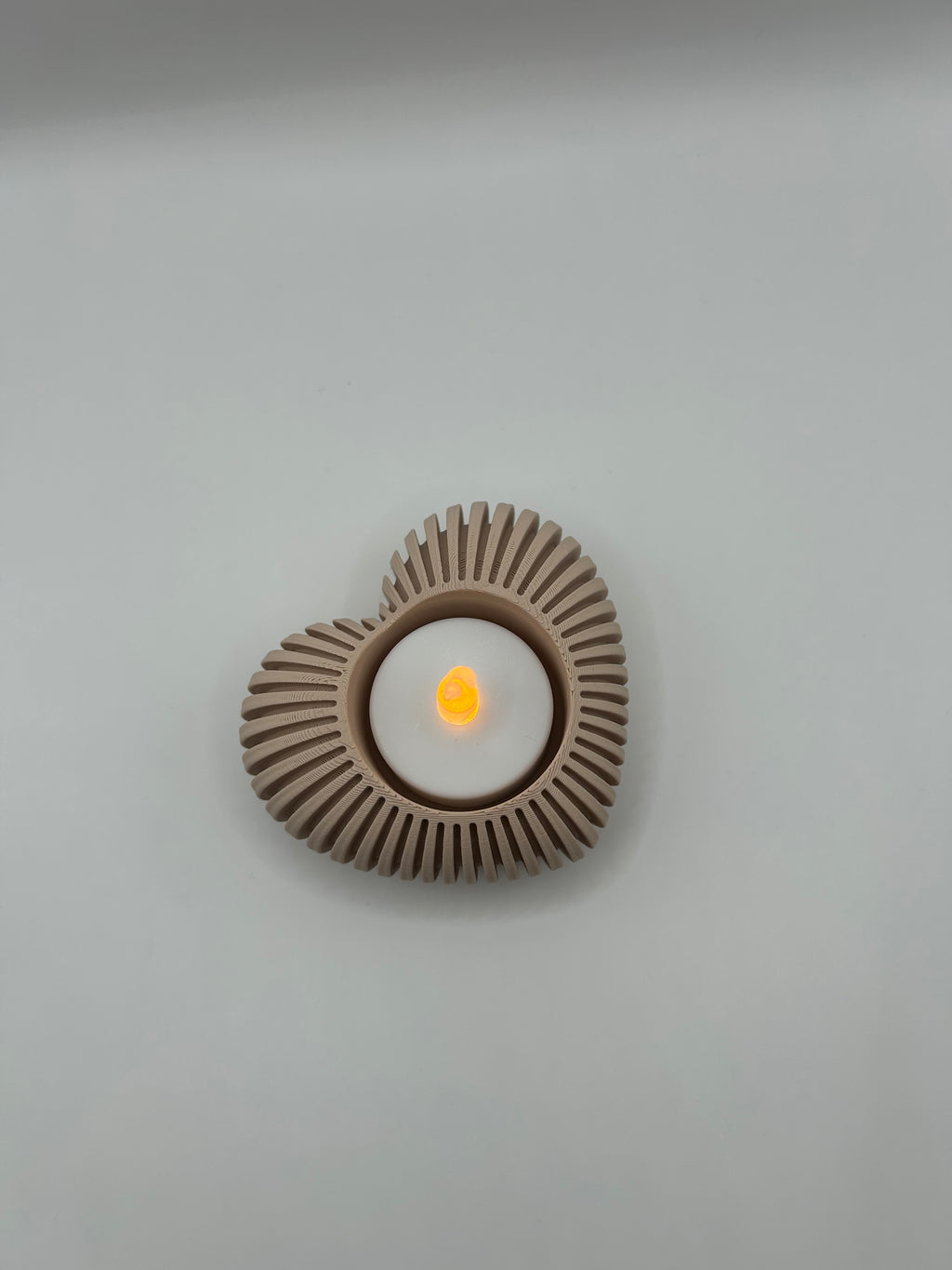 Heart-Shaped Tealight Holder | Per 3