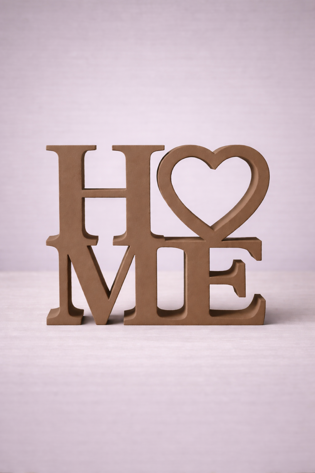 “HOME” Decorative Sign with Heart
