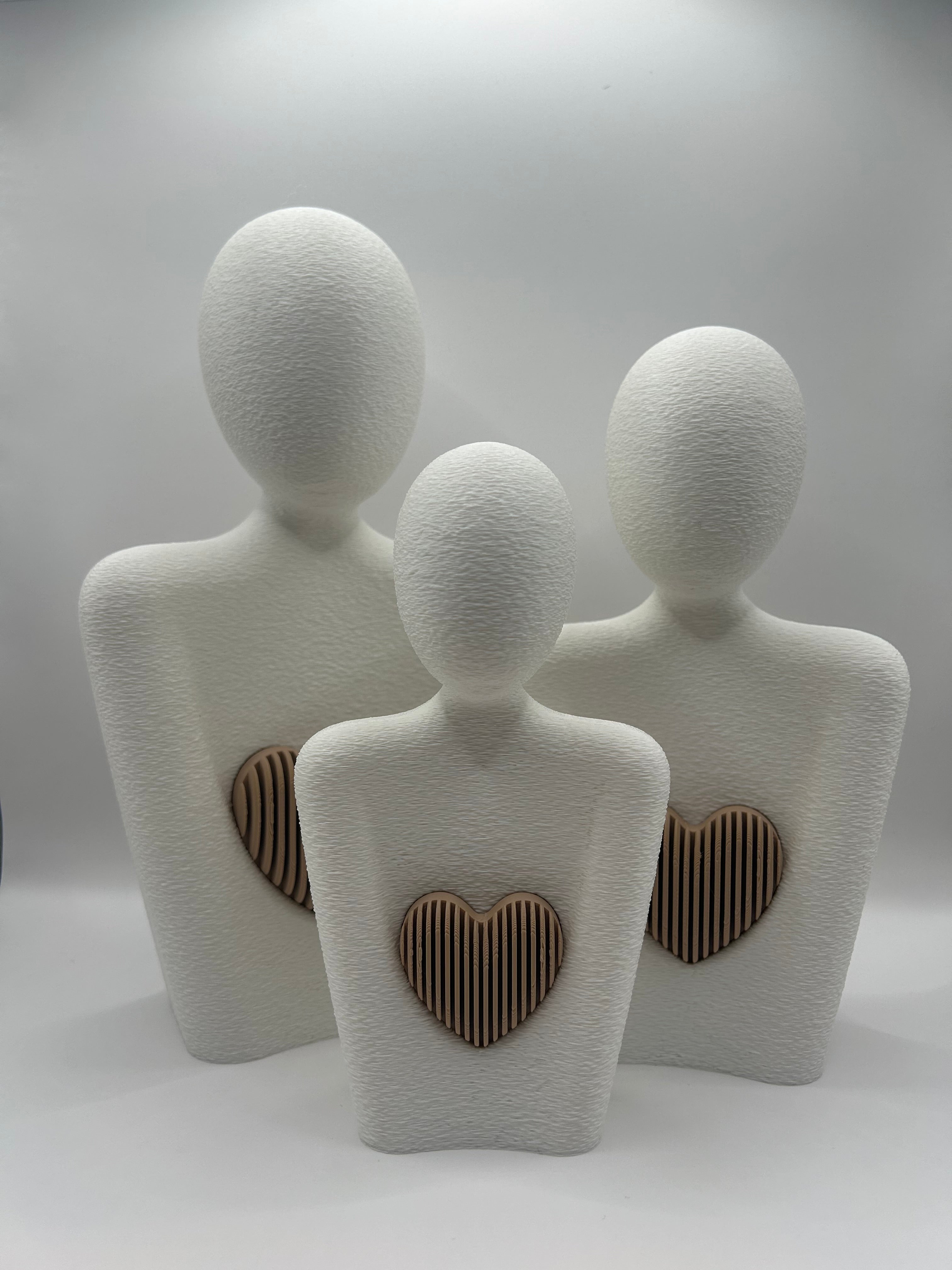 Abstract Sculpture with Heart