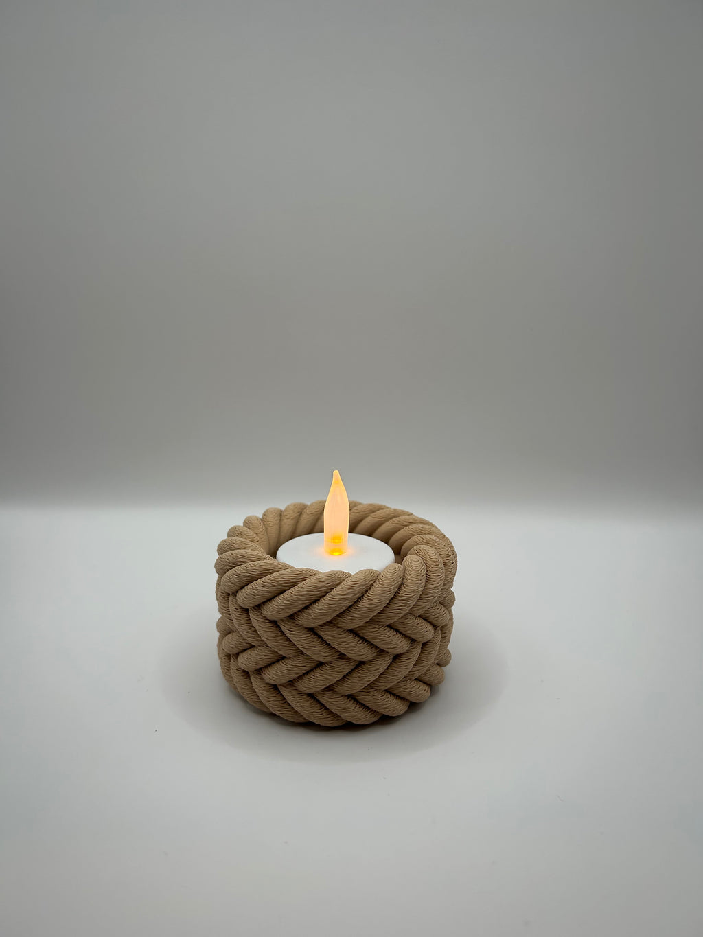 ‘Braided’ Candle Holders | Set per 3