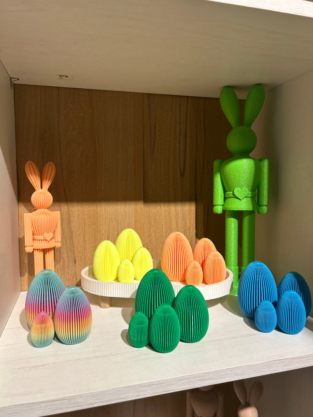 Ribbed Decorative Eggs | Per 4