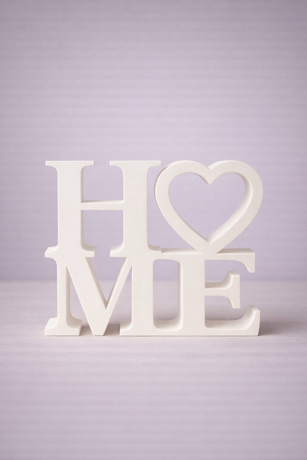 “HOME” Decorative Sign with Heart