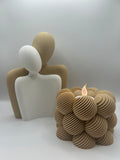 Set Couple + Ribbled Bubble Candle