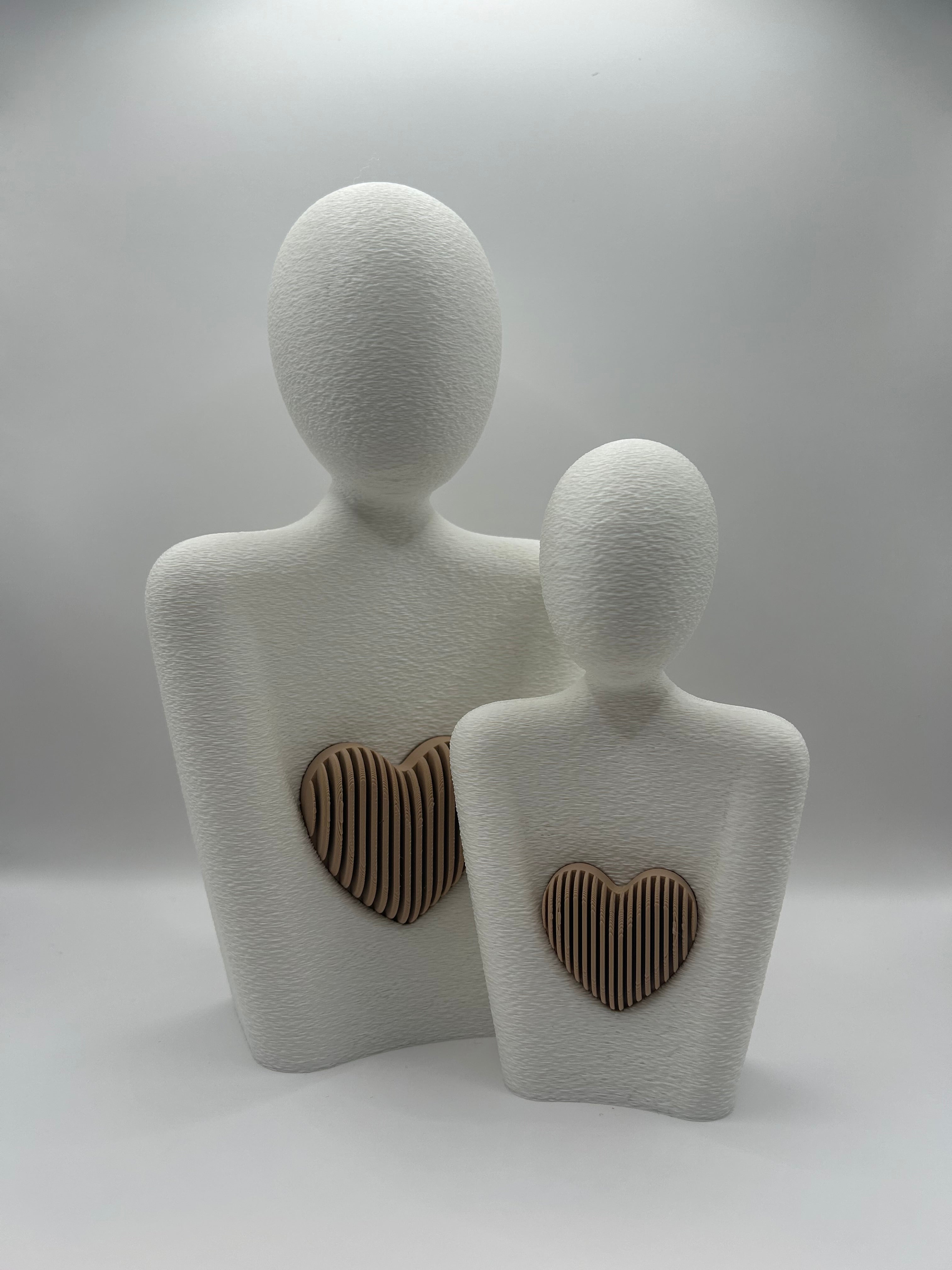 Abstract Sculpture with Heart