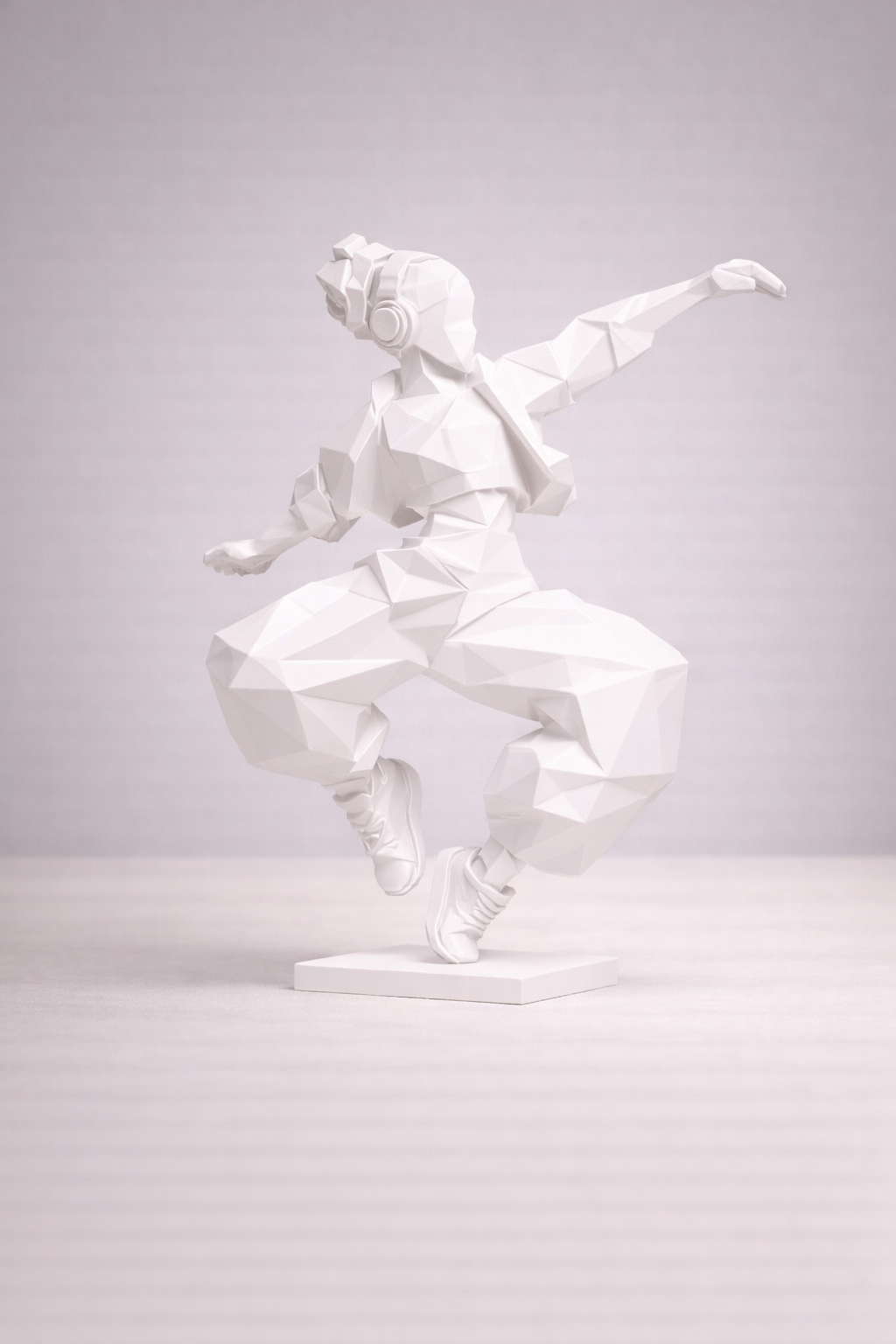Abstract Breakdance Sculpture