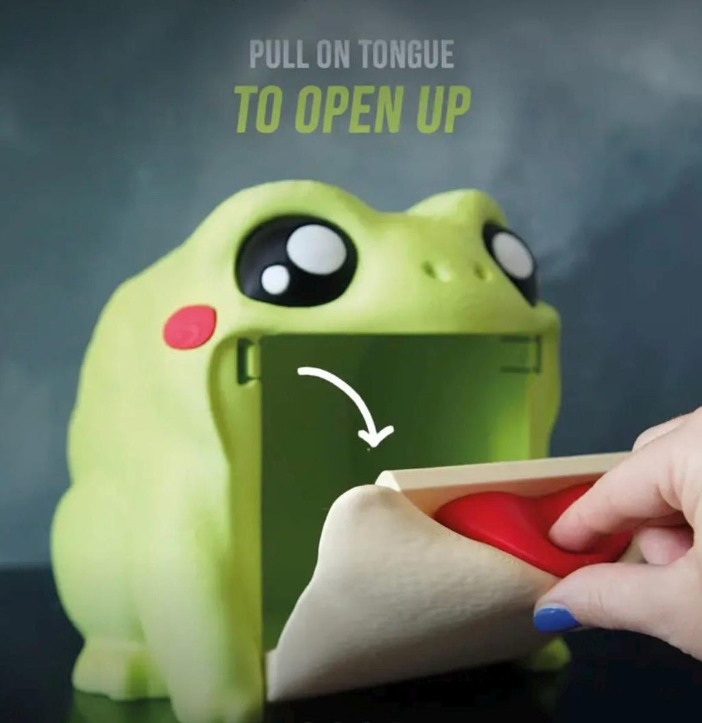 Funny Frog Toilet Paper Holder Cute Bathroom Decor  Frog Tissue Dispenser  3D Printed Gift (LEHADESIGN)