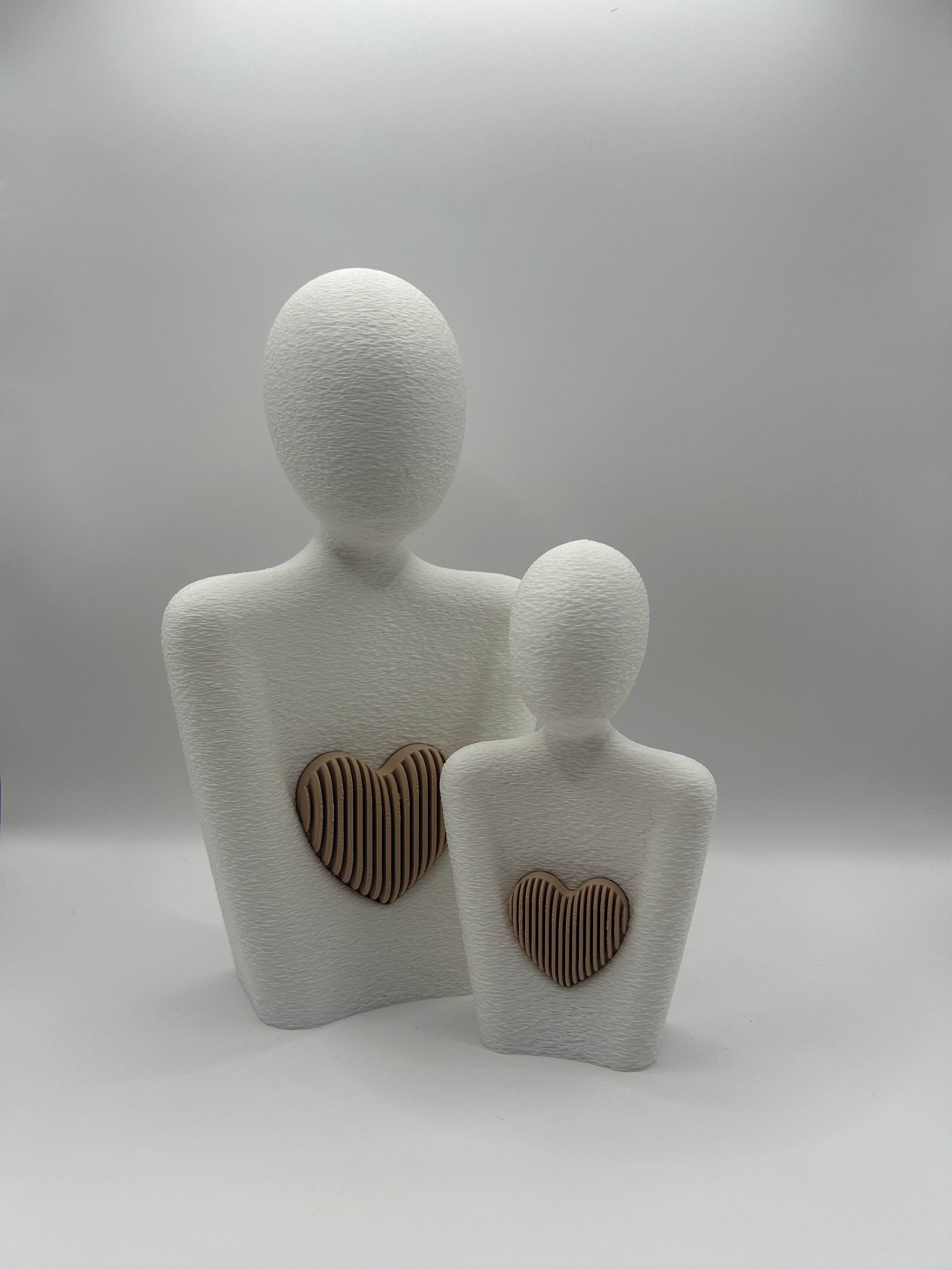 Abstract Sculpture with Heart