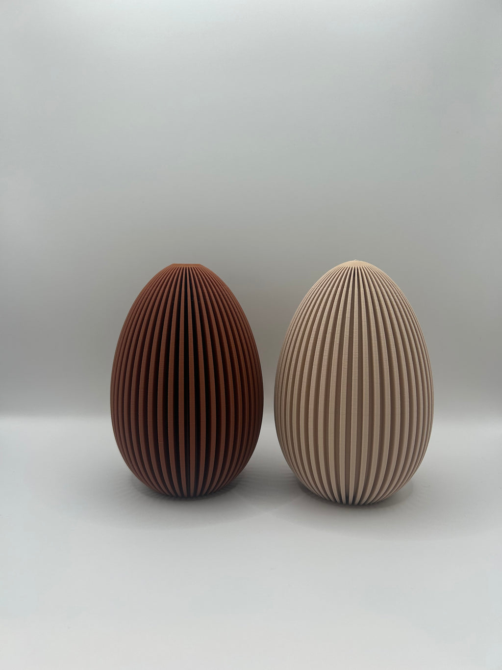 Ribbed Decorative Easter Eggs