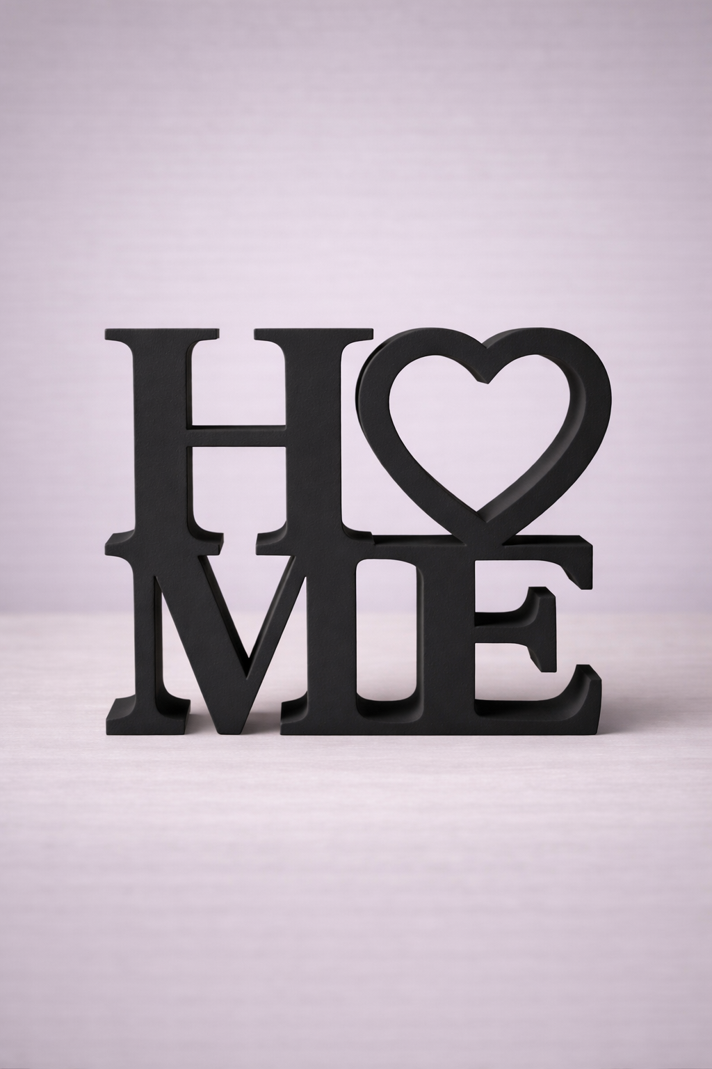 “HOME” Decorative Sign with Heart