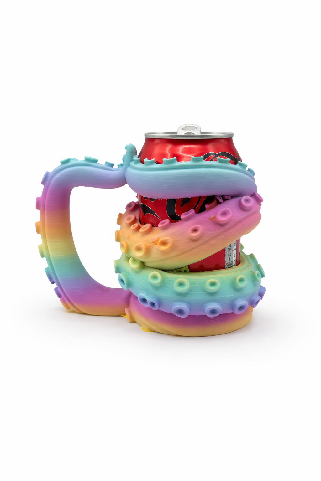 Rainbow Octopus Can Holder Mug