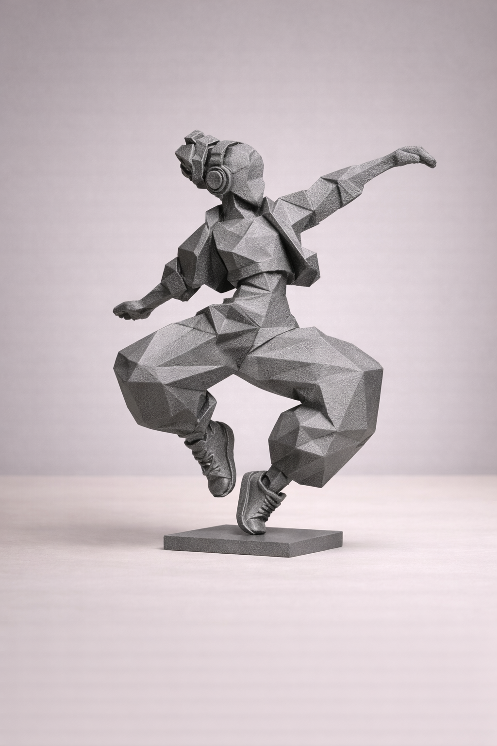 Abstract Breakdance Sculpture
