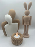 Set Couple + Fuzzy Bunny + Fuzzy Candle