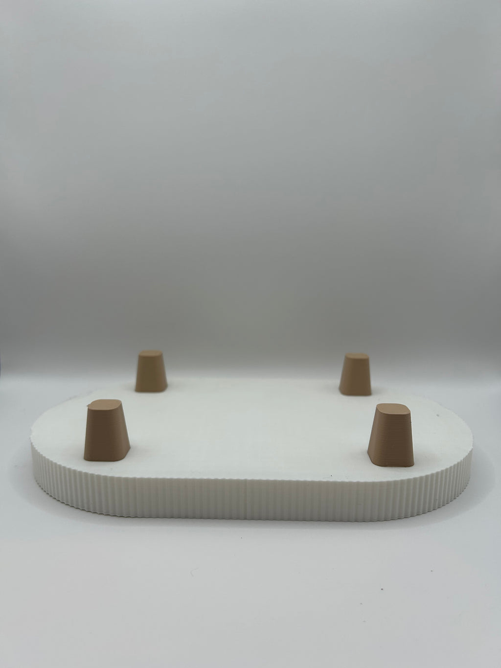 Minimalist Oval Tray on Legs