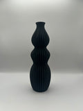 Sculptural Ribbed Vase