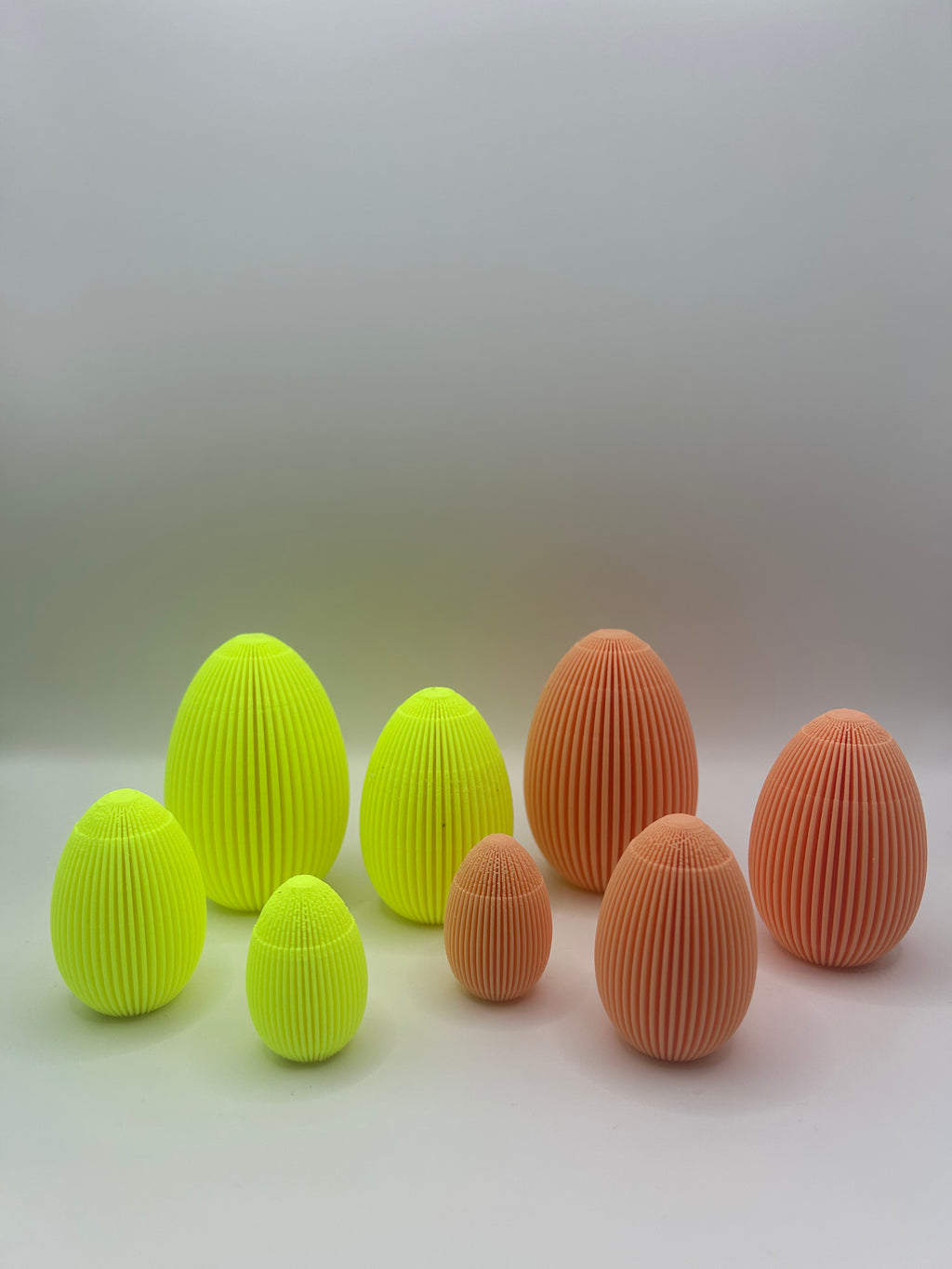 Ribbed Decorative Eggs | Per 4