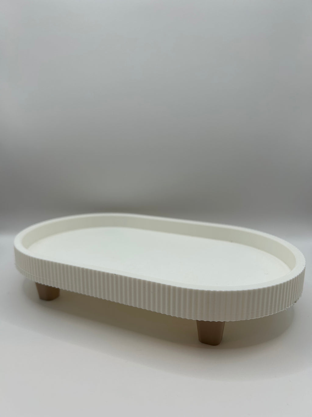 Minimalist Oval Tray on Legs