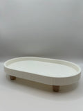 Minimalist Oval Tray on Legs