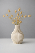 Minimalist Ribbed Vase