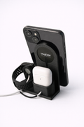 Minimalist 3D Printed iPhone & Apple Watch + airpods 2  Standby – Nightstand Charging Dock for Apple Devices