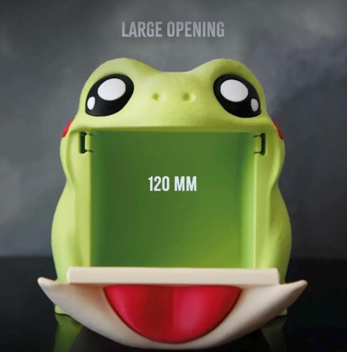 Funny Frog Toilet Paper Holder Cute Bathroom Decor  Frog Tissue Dispenser  3D Printed Gift (LEHADESIGN)