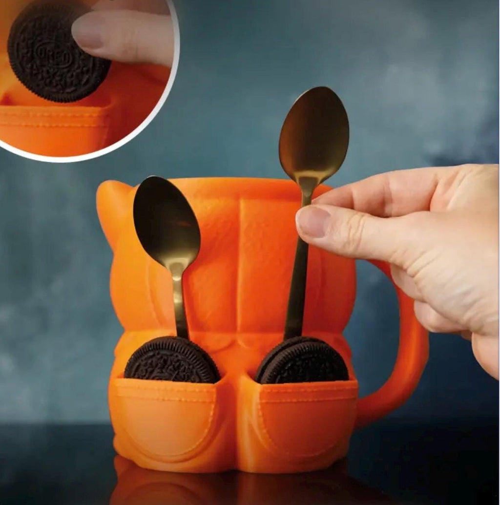 Kevin – Ice Cream Pint Holder Corgi | 2 pcs Spoon Holder & Snack Storage.  (LEHADESIGN)