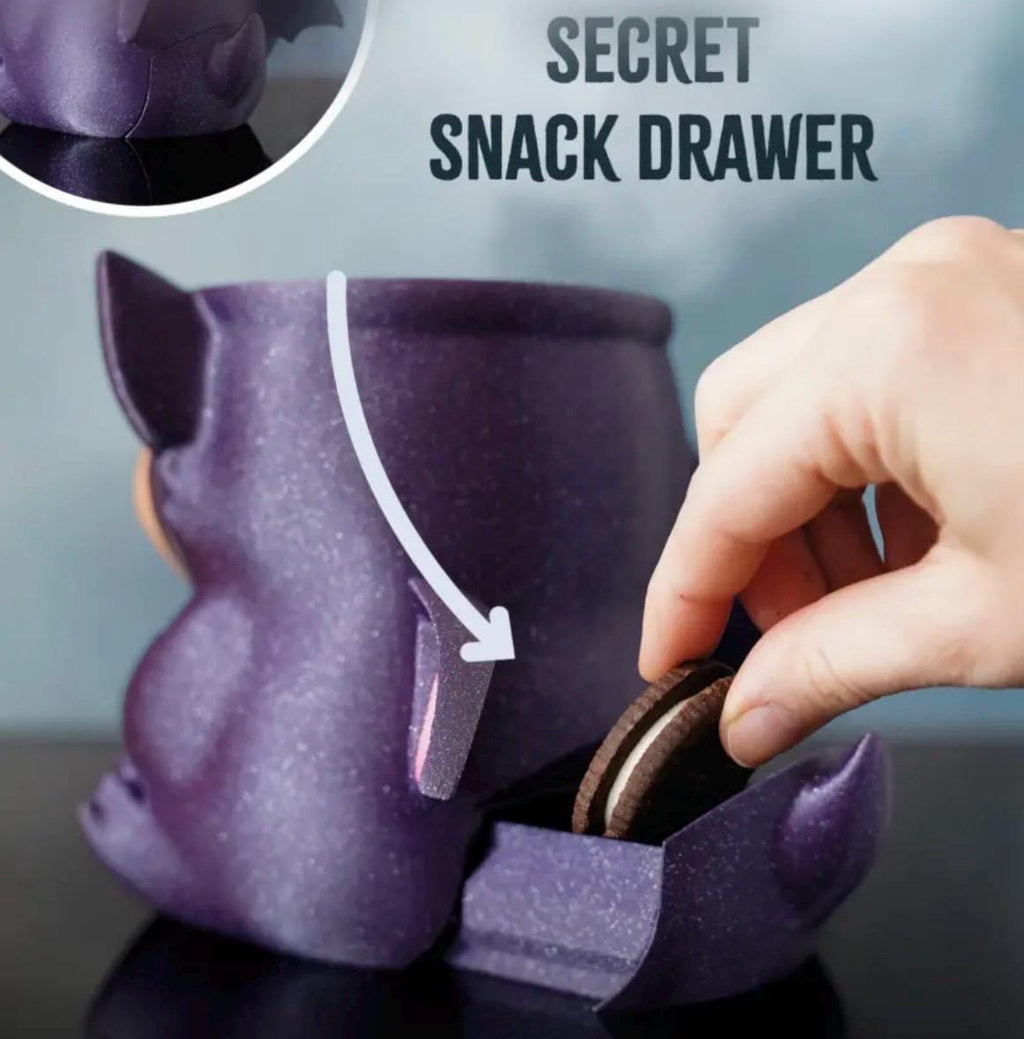 Cute Bat Mug – No Cold Hands Cup – Funny Animal Coffee Mug – – 3D Printed Cup