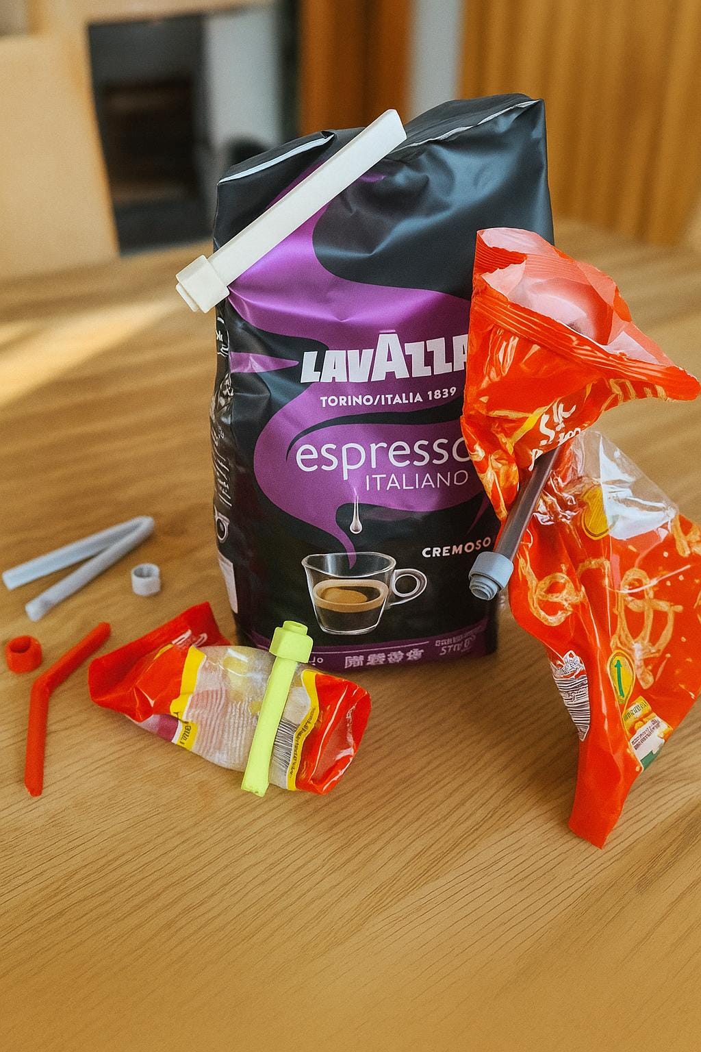 Eco-Friendly 3D Printed Bag Sealers – Reusable Clips for Food Storage & Snacks